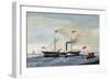 The Steam Tug 'Alfred' Off Tynemouth, C.1856-John Scott-Framed Giclee Print