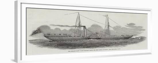 The Steam-Yacht Faid Rabani, Built for the Pacha of Egypt-null-Framed Giclee Print