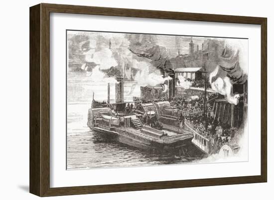 The Steamboat Quay at the Broomielaw-null-Framed Giclee Print