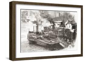 The Steamboat Quay at the Broomielaw-null-Framed Giclee Print