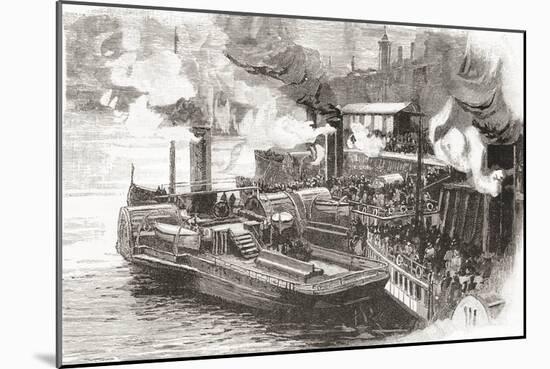 The Steamboat Quay at the Broomielaw-null-Mounted Giclee Print