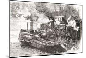 The Steamboat Quay at the Broomielaw-null-Mounted Giclee Print