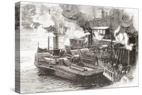 The Steamboat Quay at the Broomielaw-null-Stretched Canvas