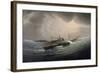 The Steamer 'Great Western', Pulling up the Wave, September 11, 1844-Joseph Walter-Framed Giclee Print