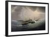 The Steamer 'Great Western', Pulling up the Wave, September 11, 1844-Joseph Walter-Framed Giclee Print