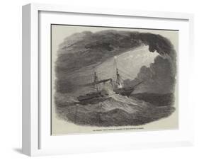 The Steamer Indus, Struck by Lightning 110 Miles Eastward of Algeria-null-Framed Giclee Print