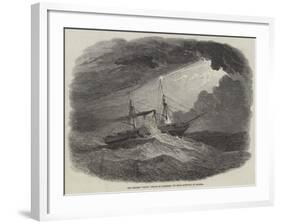 The Steamer Indus, Struck by Lightning 110 Miles Eastward of Algeria-null-Framed Giclee Print