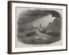 The Steamer Indus, Struck by Lightning 110 Miles Eastward of Algeria-null-Framed Giclee Print