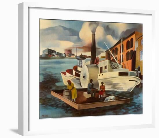 The Steamer-Peter Blume-Framed Collectable Print