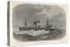 The Steamship City of Boston Which Went Missing During a Journey from Halifax to Liverpool in 1870-null-Stretched Canvas