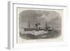 The Steamship City of Boston Which Went Missing During a Journey from Halifax to Liverpool in 1870-null-Framed Art Print