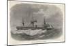 The Steamship City of Boston Which Went Missing During a Journey from Halifax to Liverpool in 1870-null-Mounted Art Print