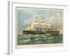 The Steamship of Brunel and Scott Russell in Full Steam-Edwin Weedon-Framed Art Print