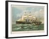 The Steamship of Brunel and Scott Russell in Full Steam-Edwin Weedon-Framed Art Print