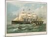 The Steamship of Brunel and Scott Russell in Full Steam-Edwin Weedon-Mounted Art Print