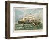 The Steamship of Brunel and Scott Russell in Full Steam-Edwin Weedon-Framed Art Print