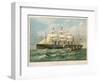 The Steamship of Brunel and Scott Russell in Full Steam-Edwin Weedon-Framed Art Print