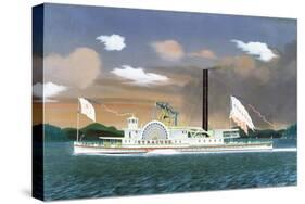 The Steamship Syracuse-James Bard-Stretched Canvas