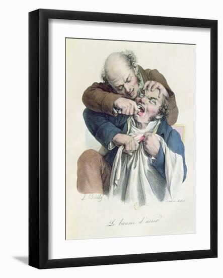 The Steel Balm, Engraved by Francois Seraphin Delpech-Louis Leopold Boilly-Framed Giclee Print