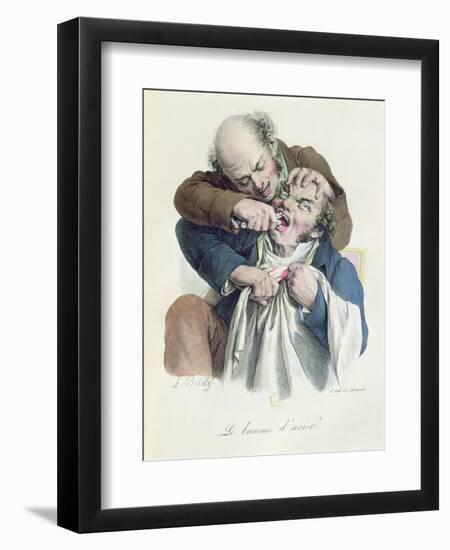 The Steel Balm, Engraved by Francois Seraphin Delpech-Louis Leopold Boilly-Framed Giclee Print