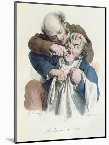 The Steel Balm, Engraved by Francois Seraphin Delpech-Louis Leopold Boilly-Mounted Giclee Print
