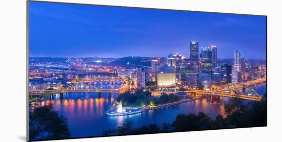 The Steel City-Michael Zheng-Mounted Photographic Print