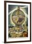 The Steel Globe Tower, 700 Feet High, on Coney Island, New York, America-null-Framed Art Print