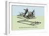 The Steel Harvester of the All-Steel Feering-null-Framed Art Print