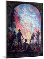 The Steel Works, 1895-Maximilien Luce-Mounted Giclee Print