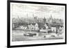 The Steel Yard (Iron Whar) and Neighbourhood in 1540. on the Riverside, 1878-Walter Thornbury-Framed Giclee Print