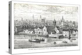 The Steel Yard (Iron Whar) and Neighbourhood in 1540. on the Riverside, 1878-Walter Thornbury-Stretched Canvas