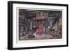 The Steelworks of John Brown and Co Sheffield Yorkshire: The 6000 Ton Forging Press-Herbert Finn-Framed Art Print