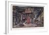 The Steelworks of John Brown and Co Sheffield Yorkshire: The 6000 Ton Forging Press-Herbert Finn-Framed Art Print