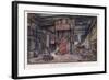 The Steelworks of John Brown and Co Sheffield Yorkshire: The 6000 Ton Forging Press-Herbert Finn-Framed Art Print