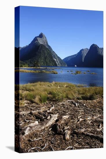 The Steep Cliffs of Milford Sound-Michael-Stretched Canvas