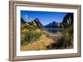 The Steep Cliffs of Milford Sound-Michael-Framed Photographic Print