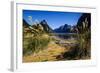 The Steep Cliffs of Milford Sound-Michael-Framed Photographic Print