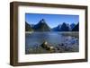 The Steep Cliffs of Milford Sound-Michael-Framed Photographic Print