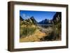 The Steep Cliffs of Milford Sound-Michael-Framed Photographic Print