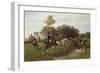 The Steeplechase-Otto Van Thoren-Framed Giclee Print