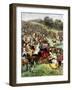 The Steeplechase-Carlo Wostry-Framed Giclee Print