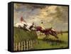 The Steeplechasers-Jacques-emile Blanche-Framed Stretched Canvas