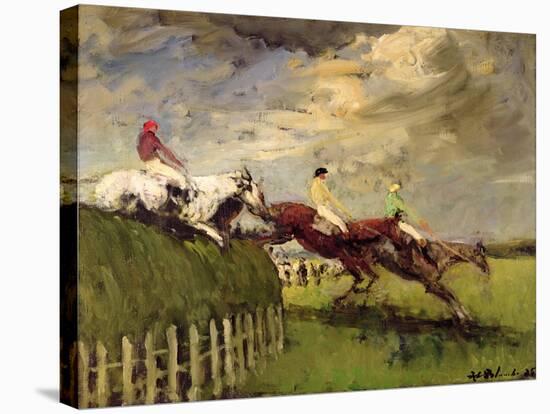 The Steeplechasers-Jacques-emile Blanche-Stretched Canvas