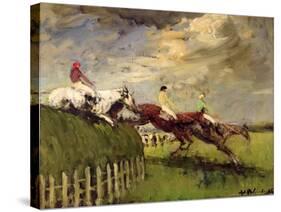 The Steeplechasers-Jacques-emile Blanche-Stretched Canvas