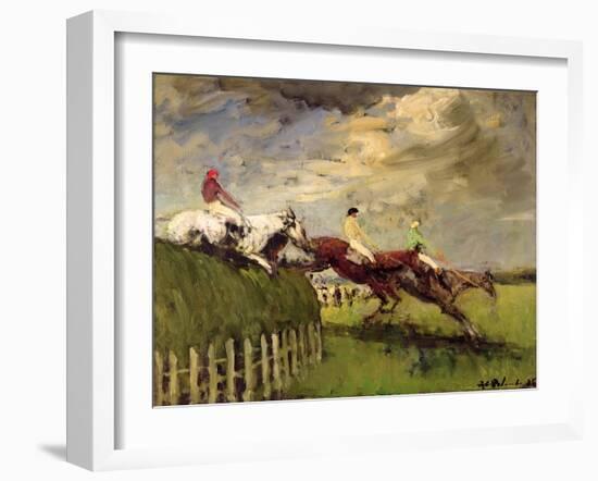 The Steeplechasers-Jacques-emile Blanche-Framed Giclee Print