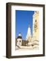 The Steeples of Brixenby the medieval marketplace. South Tyrol, Italy.-Martin Zwick-Framed Photographic Print