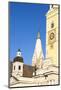 The Steeples of Brixenby the medieval marketplace. South Tyrol, Italy.-Martin Zwick-Mounted Photographic Print