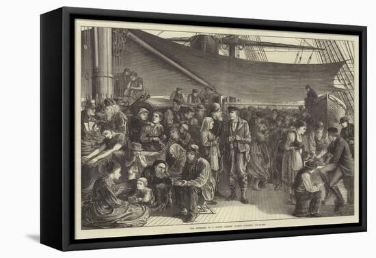 The Steerage of a North German Lloyd's Atlantic Steam-Ship-Matthew White Ridley-Framed Stretched Canvas