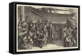 The Steerage of a North German Lloyd's Atlantic Steam-Ship-Matthew White Ridley-Framed Stretched Canvas