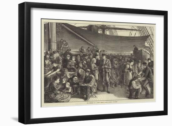 The Steerage of a North German Lloyd's Atlantic Steam-Ship-Matthew White Ridley-Framed Giclee Print